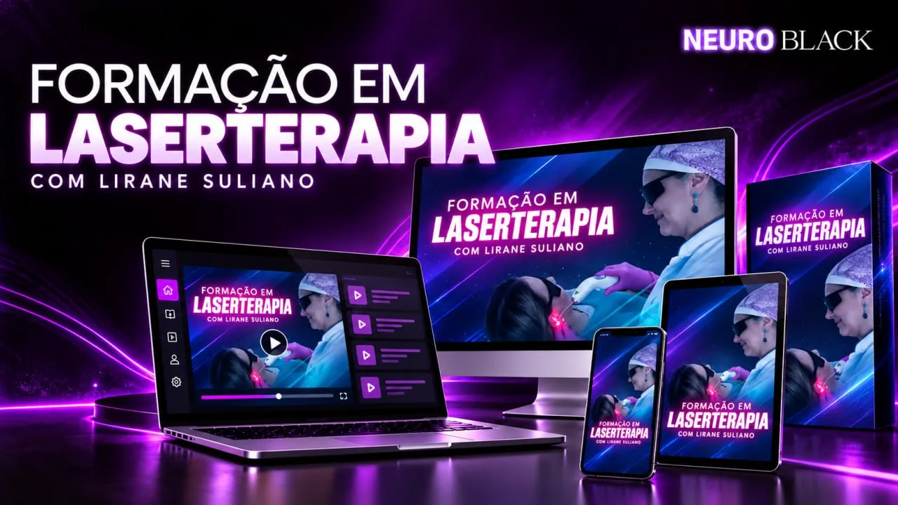 Mockup da Formação em Laserterapia