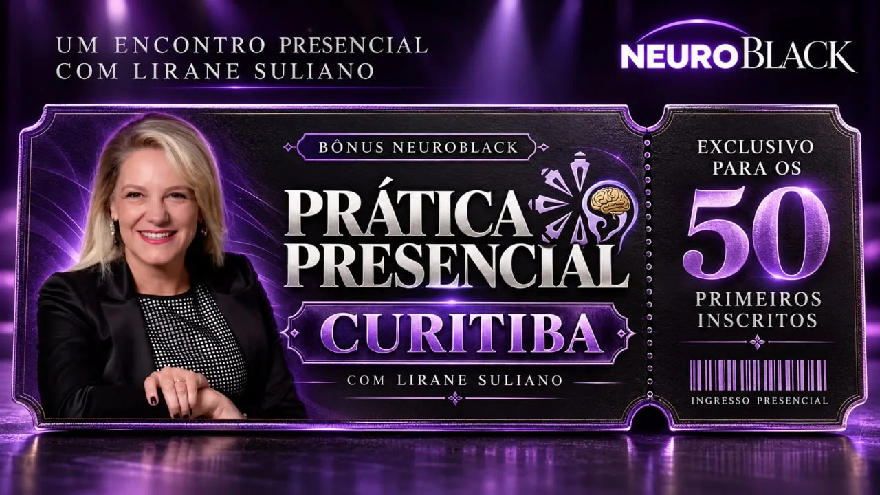 Ingresso da Prática Presencial em Curitiba com Lirane Suliano, exclusivo para os 50 primeiros inscritos
