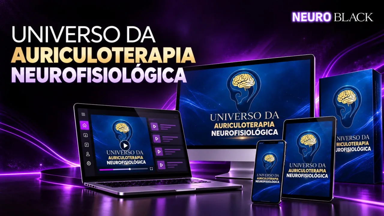 Mockup do Universo da Auriculoterapia Neurofisiológica